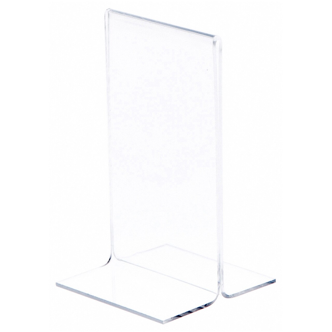 Plymor Clear Acrylic Sign Display / Literature Holder (Bottom-Load), 3" W x 5" H